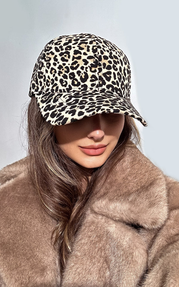 Animal Instinct Leopard Print Cap